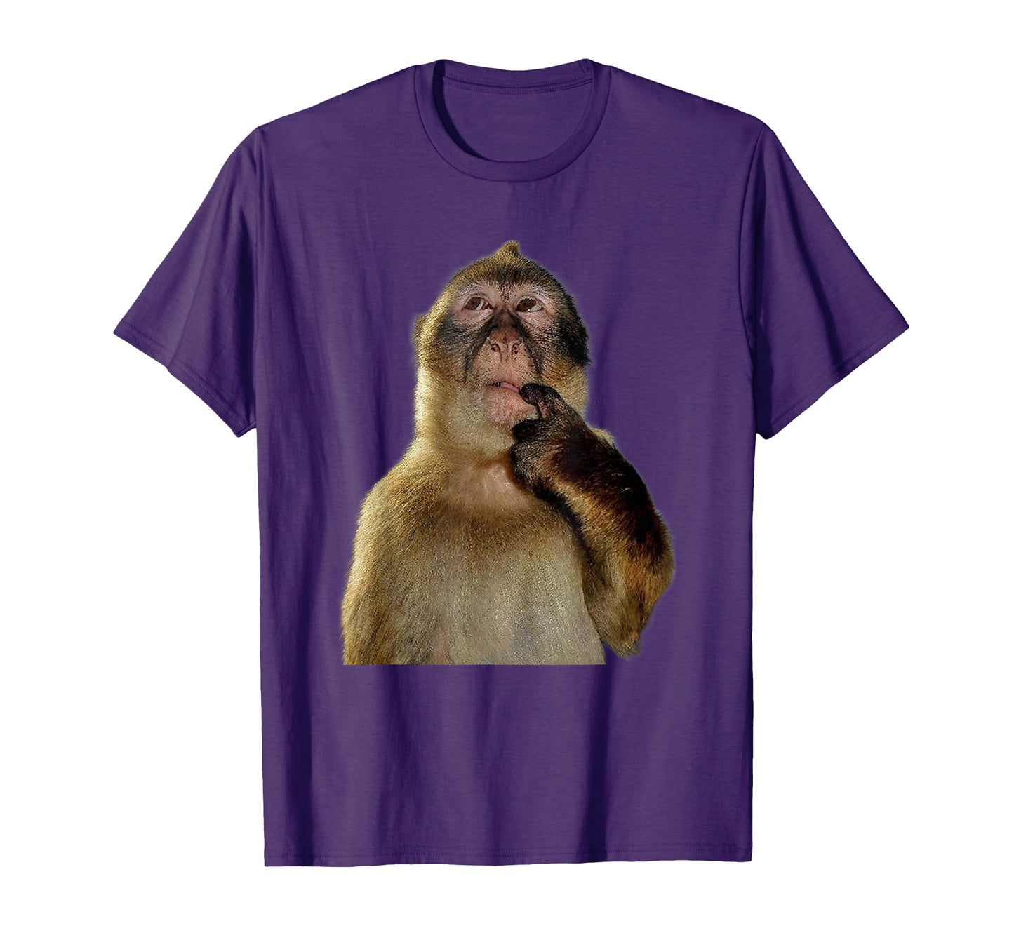Thinking Monkey Meme T-Shirt