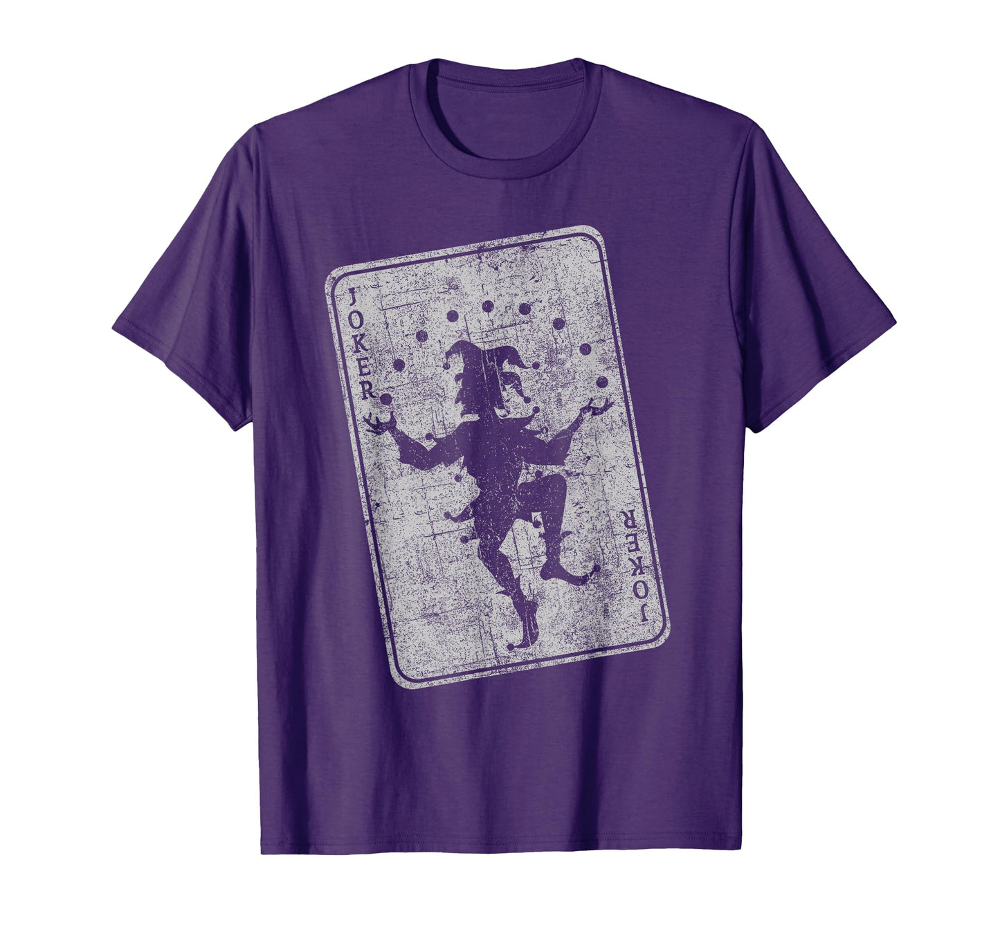 Joker playing card jester poker player halloween costume T-Shirt