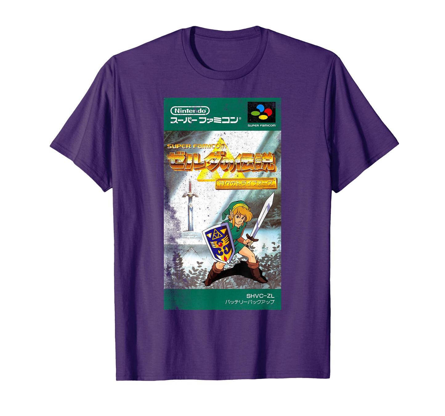 The Legend of Zelda A Link To The Past Vintage Kanji Game T-Shirt
