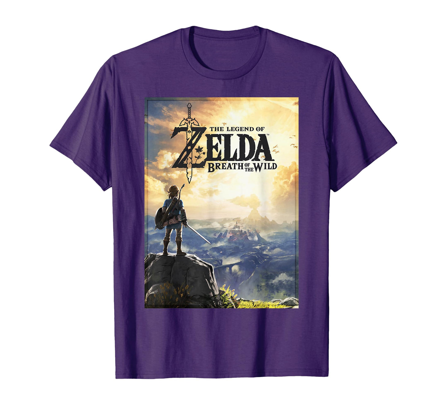 The Legend Of Zelda Breath Of The Wild Link Horizon Poster T-Shirt