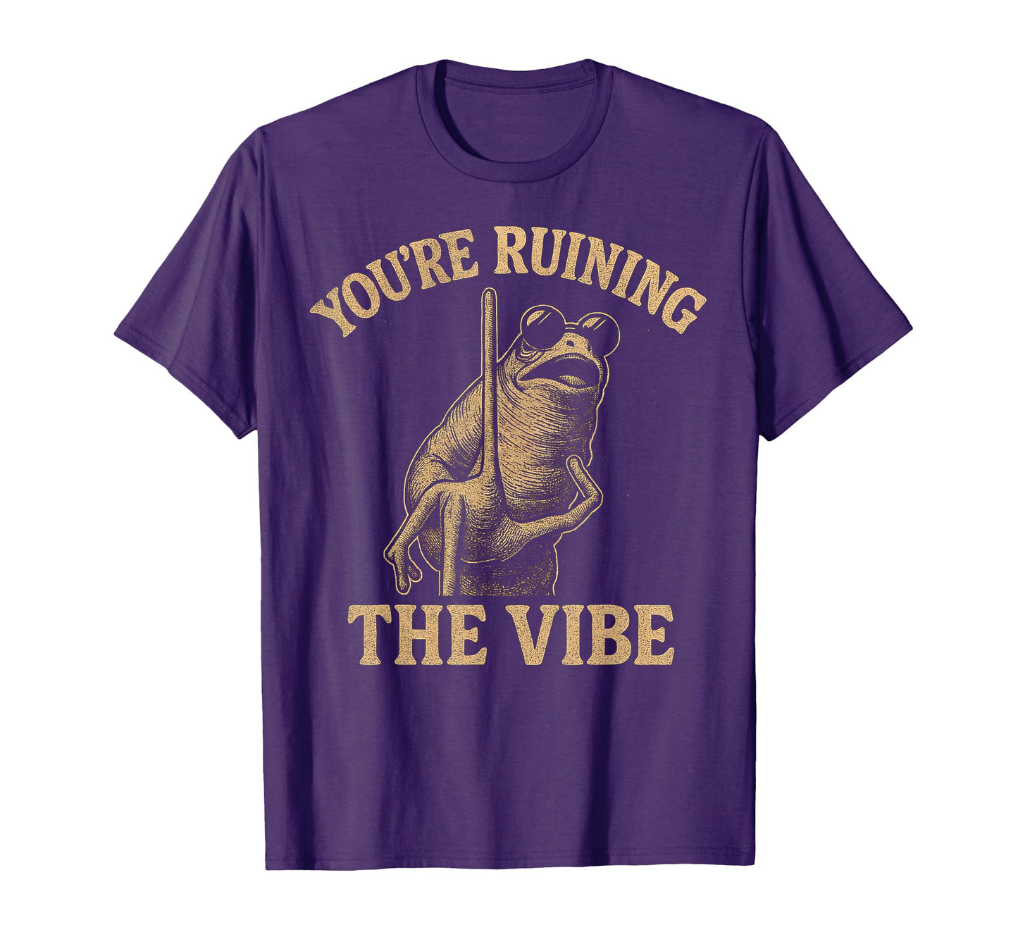 Marcus The Worm You're Ruining The Vibe Funny T-Shirt