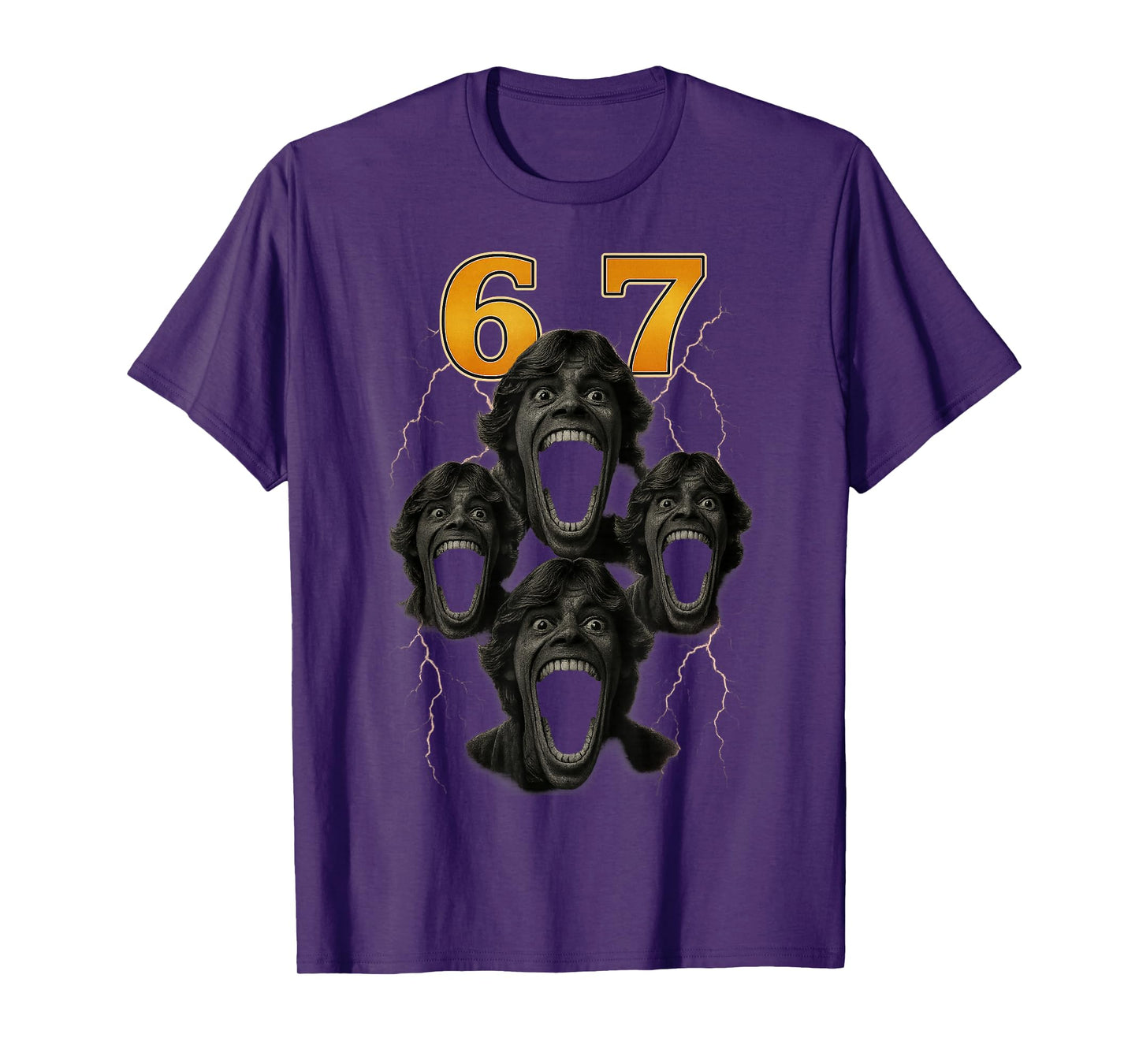 67 Six Seven 6 7 Meme Design Funny 6 7 T-Shirt