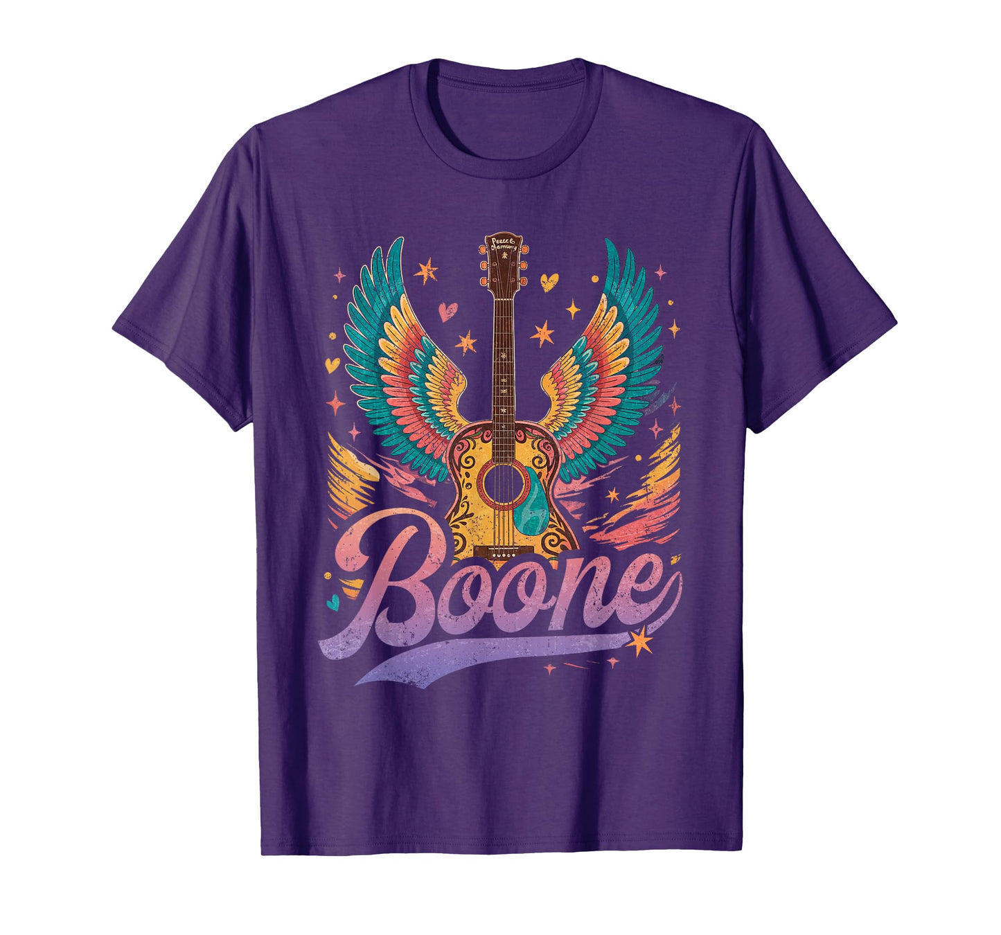 Boone Personalized Name Vintage Retro Girls Woman Man T-Shirt