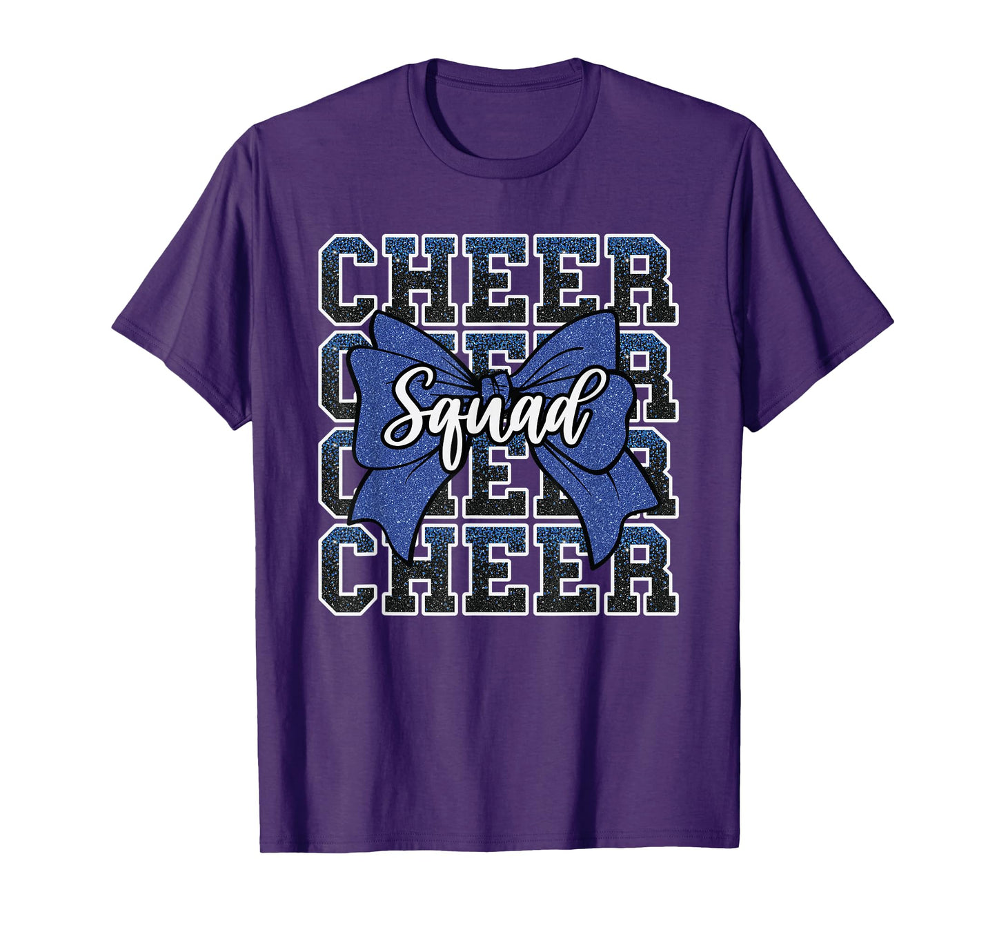 Blue Cheer Squad Funny Sport Cheerleader Cheerleading Team T-Shirt
