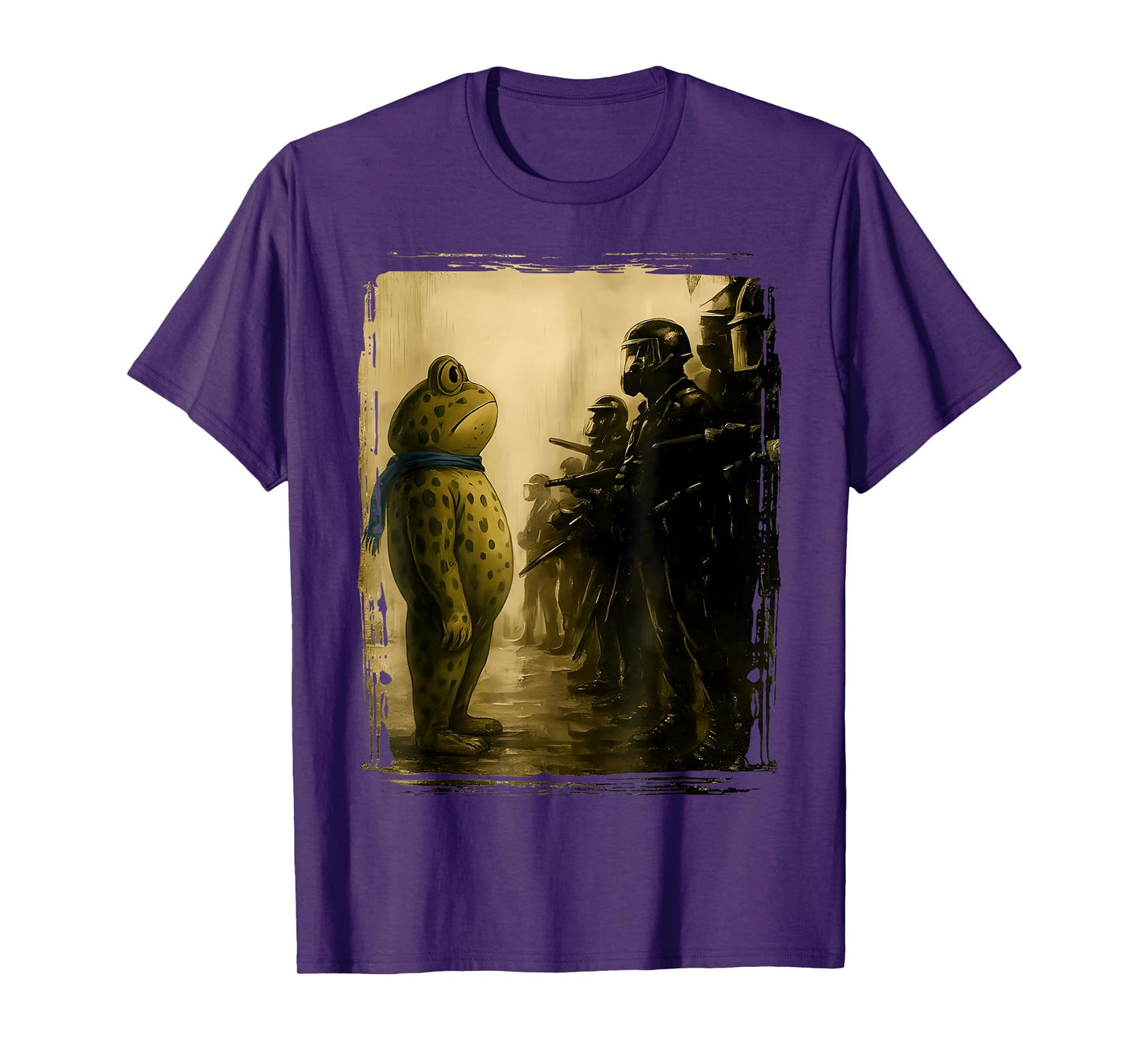 Portland Frog Protest Funny Frog Shirt for Men and Women T-Shirt