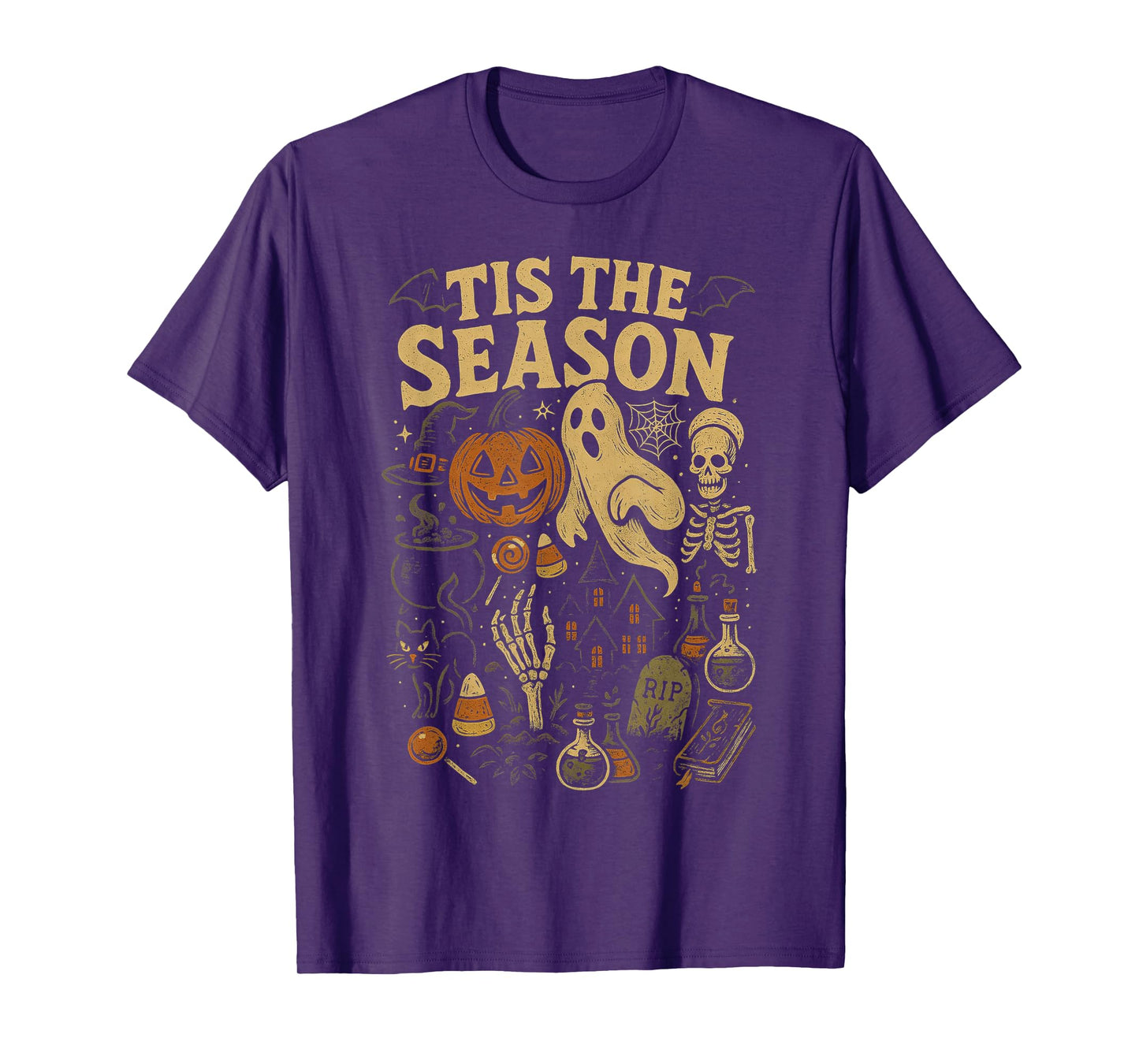 Retro Halloween Tis' The Season T-Shirt