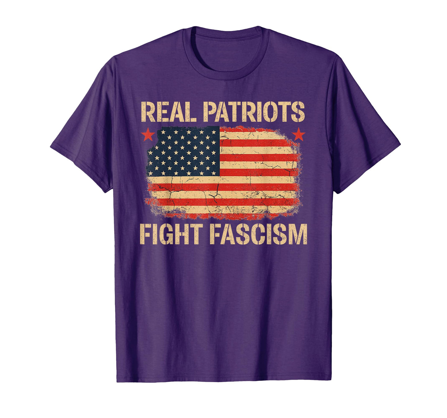 Real Patriots Fight Fascism Funny Flowers Women Men No Kings T-Shirt