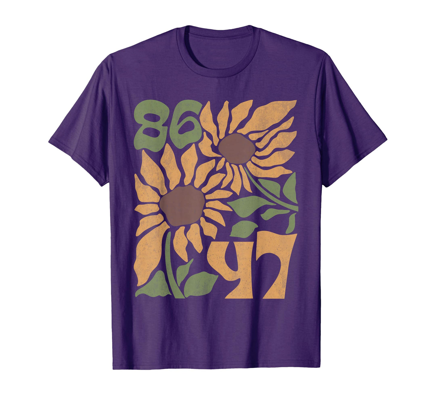 8647 Subtle Resist Trump 86 47 Floral Boho Style T-Shirt