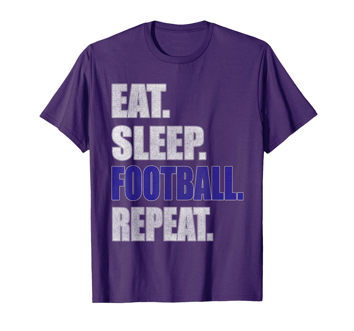 Football Gift T-Shirts Eat Sleep Football for Men, Boy Teen T-Shirt