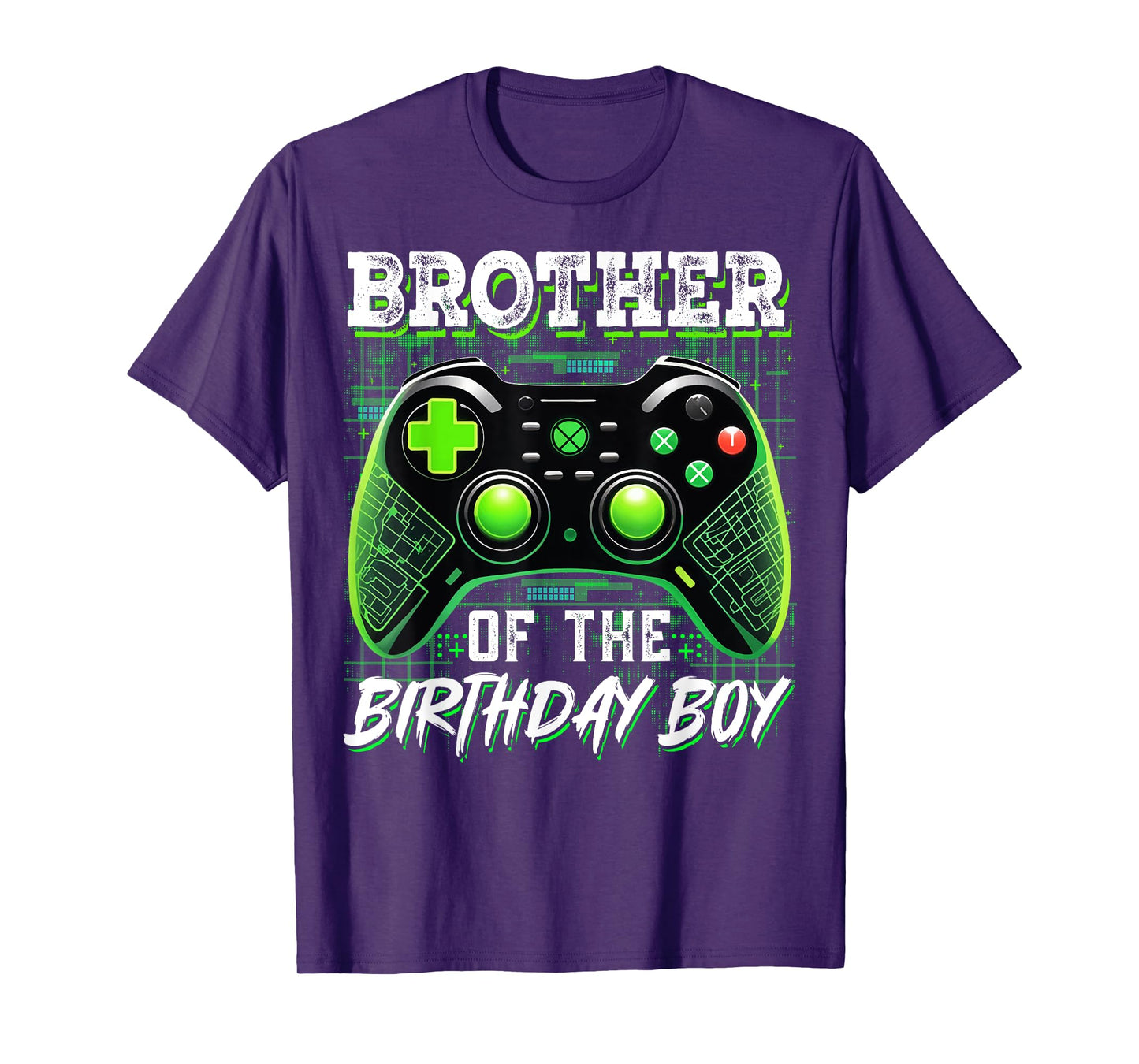 Brother Of The Birthday Boy Matching Video Gamer Birthday T-Shirt