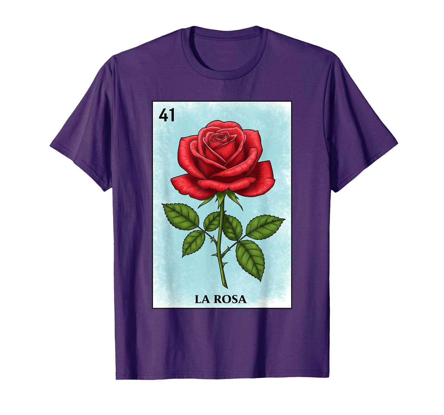 La Rosa Card Mexican Lottery Mexico Men Women Kids T-Shirt