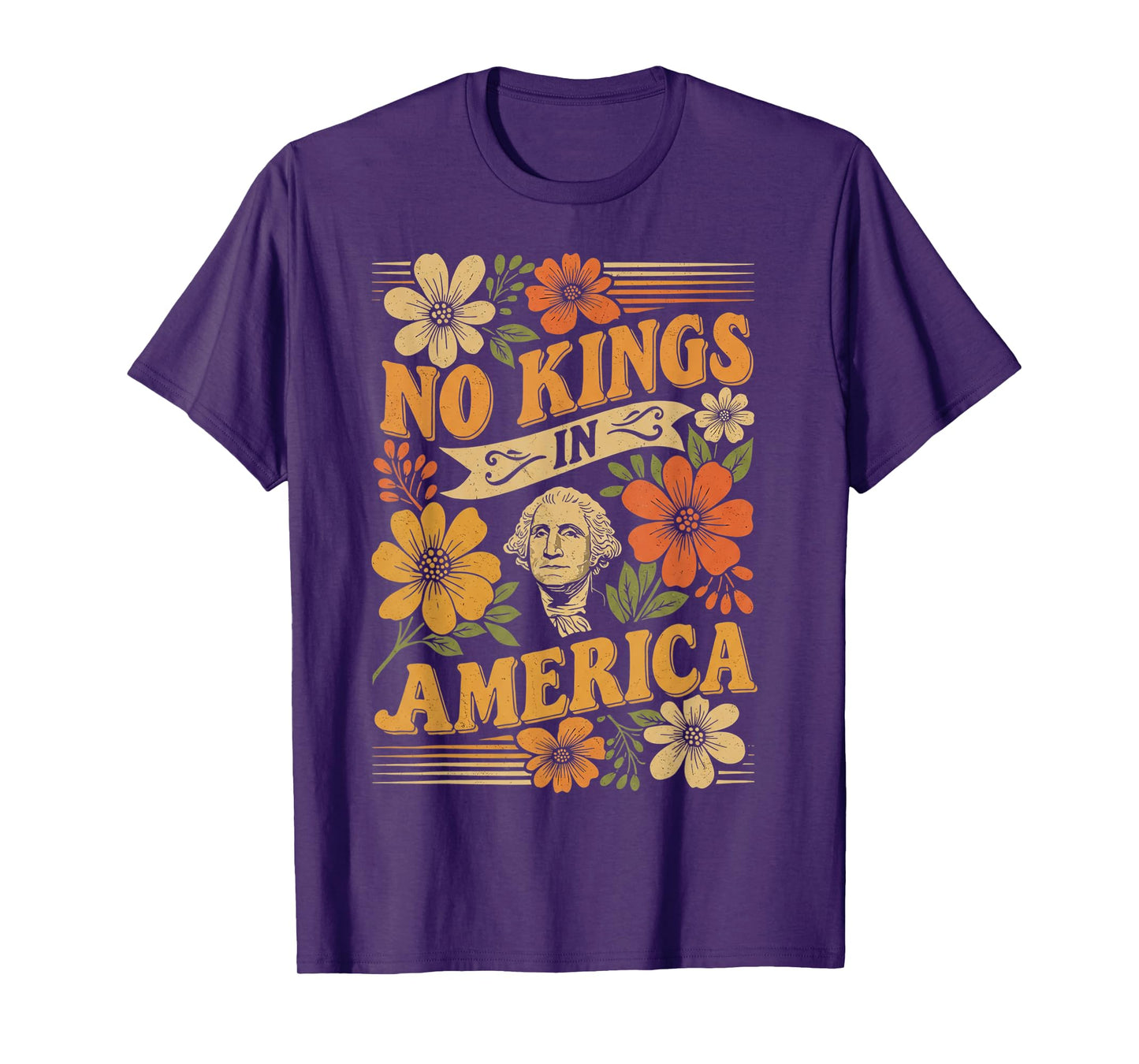No Kings In America We The People Political Save Democracy T-Shirt