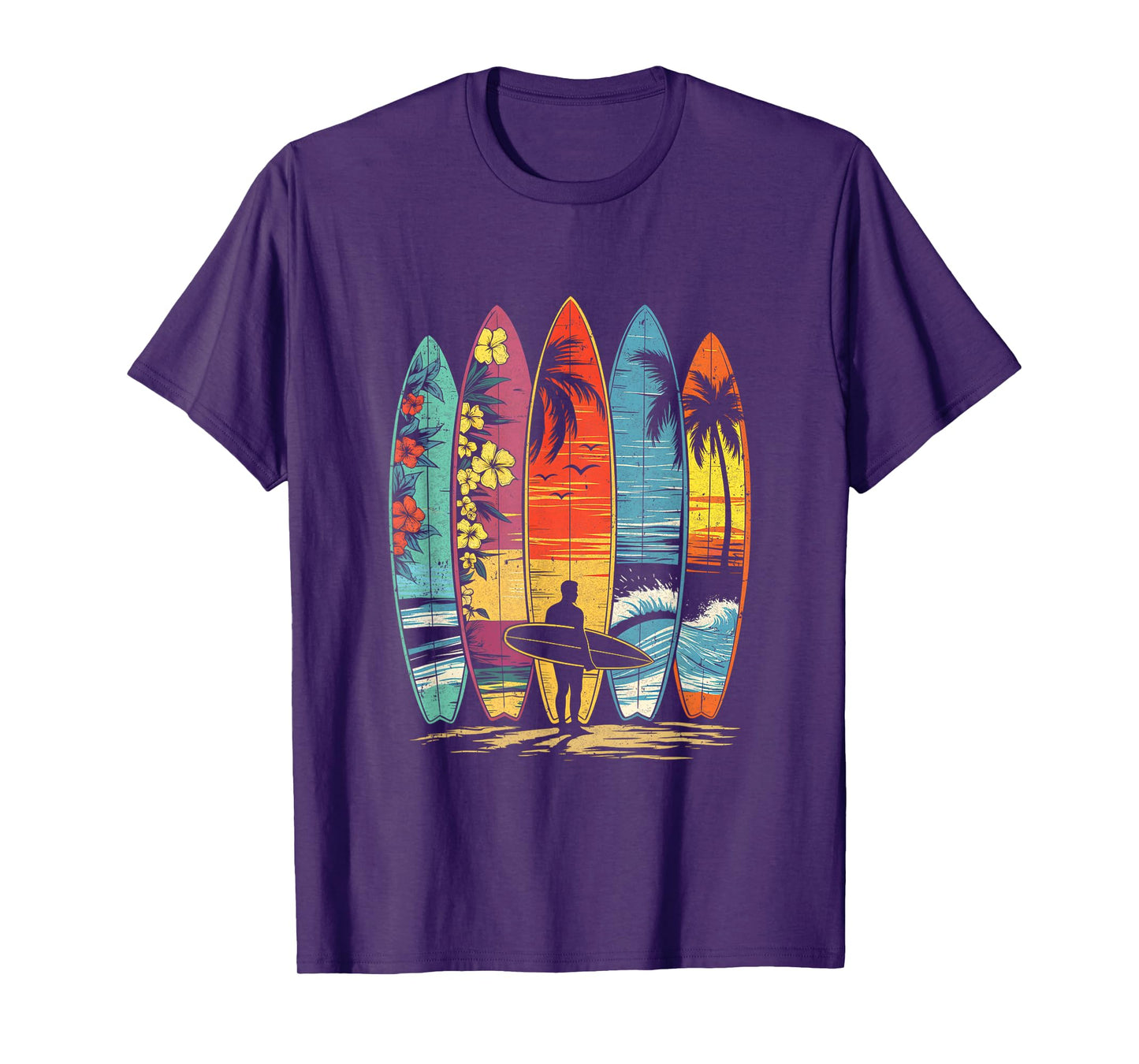 Surfboarder Hawaii Wave Surfing Lover Beach Surfer Men Women T-Shirt