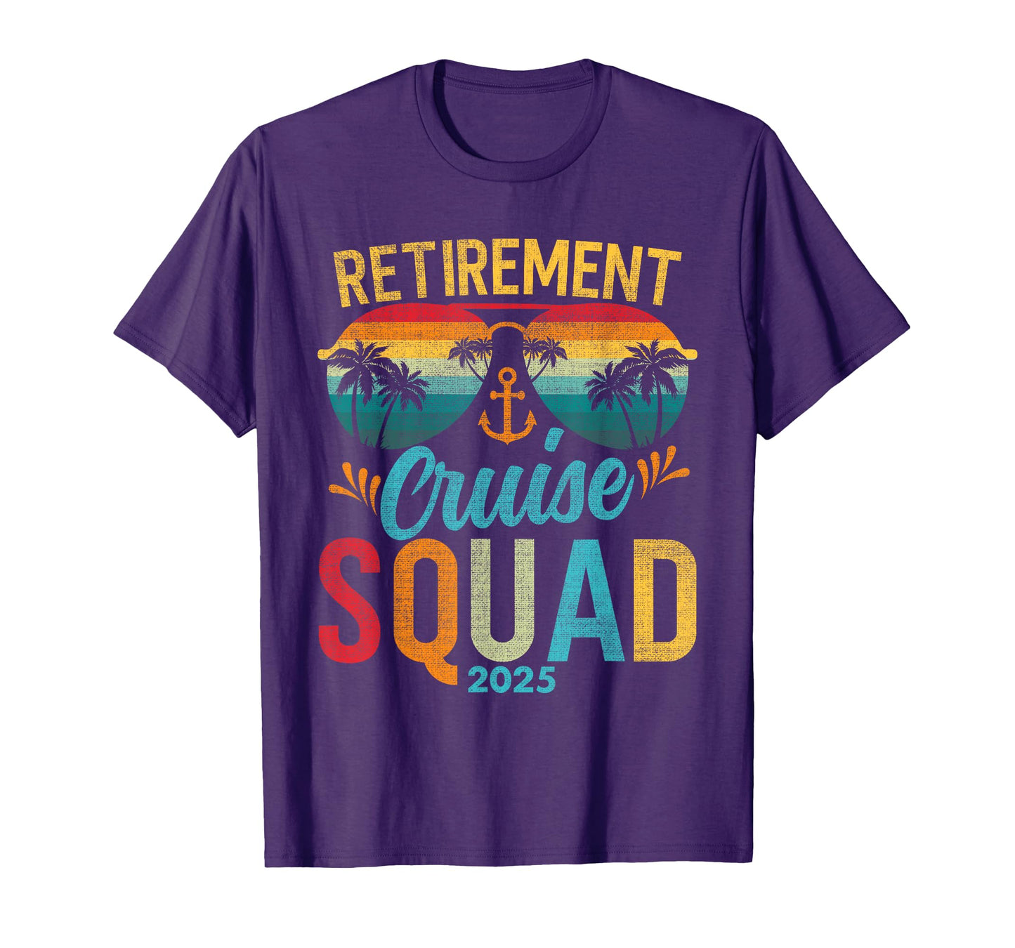Retirement Cruise 2025 Squad Outfits Friends Family Couples T-Shirt