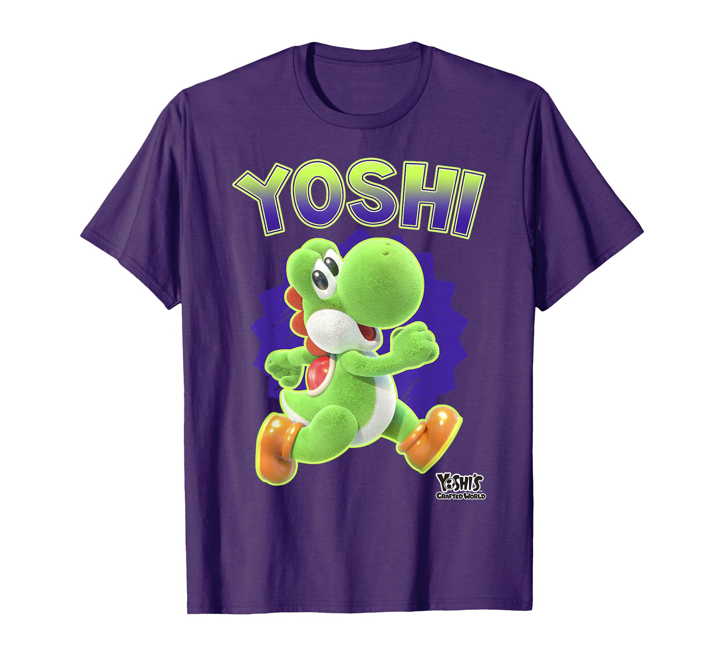 Yoshi's Crafted World Side Run Cute Portrait T-Shirt