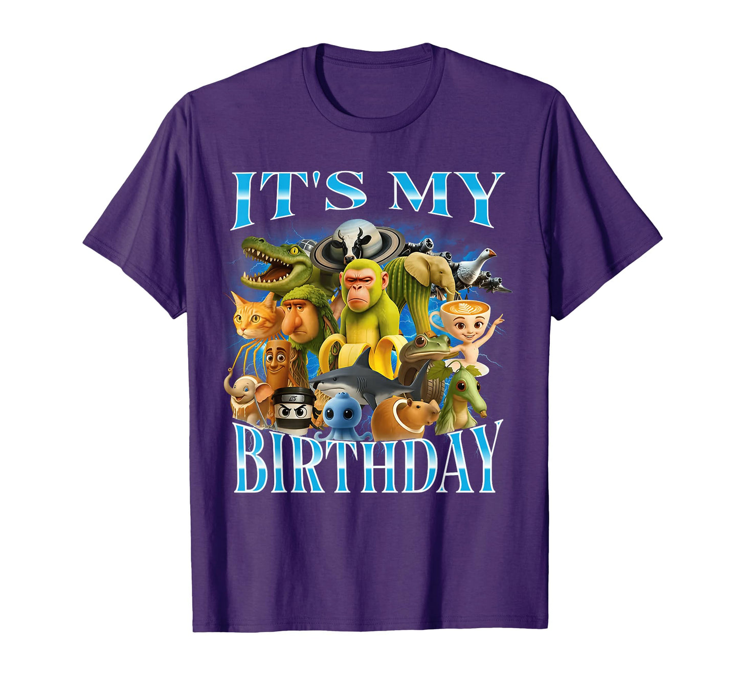 Italian Brainrot Birthday Kids T-Shirt