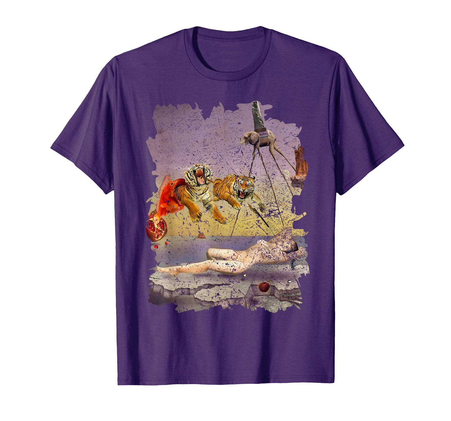 Dream Caused by the Flight of a Bee Famous Painting By Dali T-Shirt