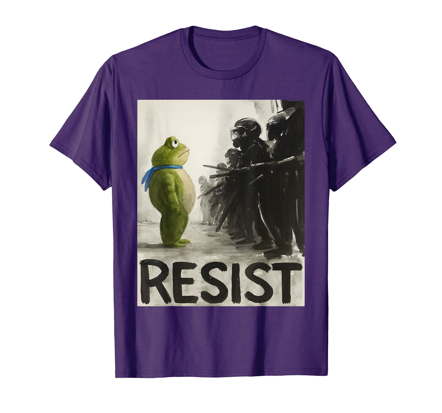 Portland Frog Protest Retro Vintage T-Shirt