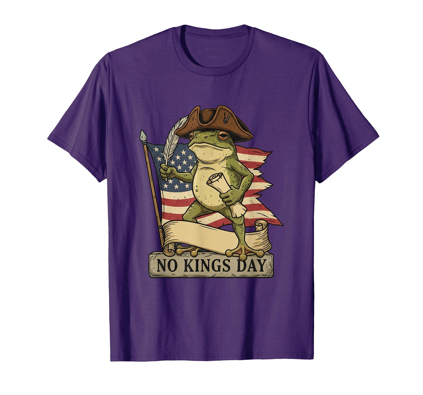 No Kings Day Portland Shirt Frog Protest T-Shirt