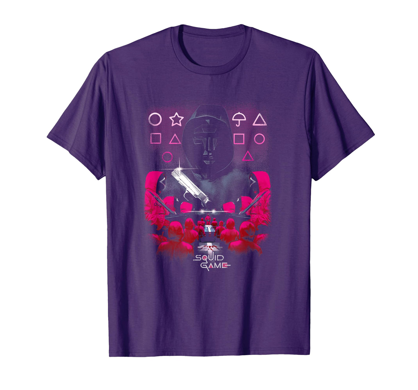 Squid Game Front Man Geometric Poster T-Shirt