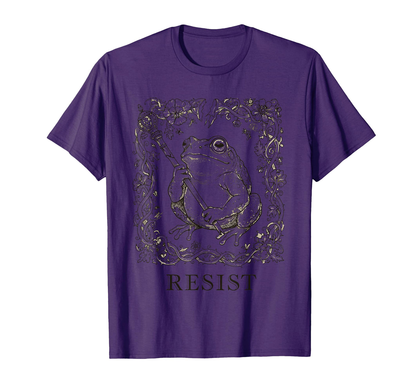 Portland Resist Frog Protest No Kings Day T-Shirt