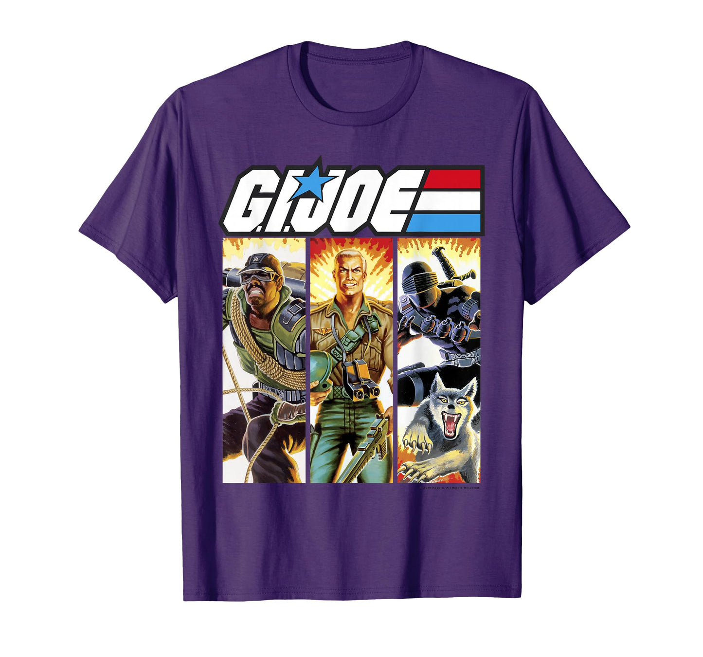 G.I. Joe Geared Up Action Shot Comic Panels T-Shirt