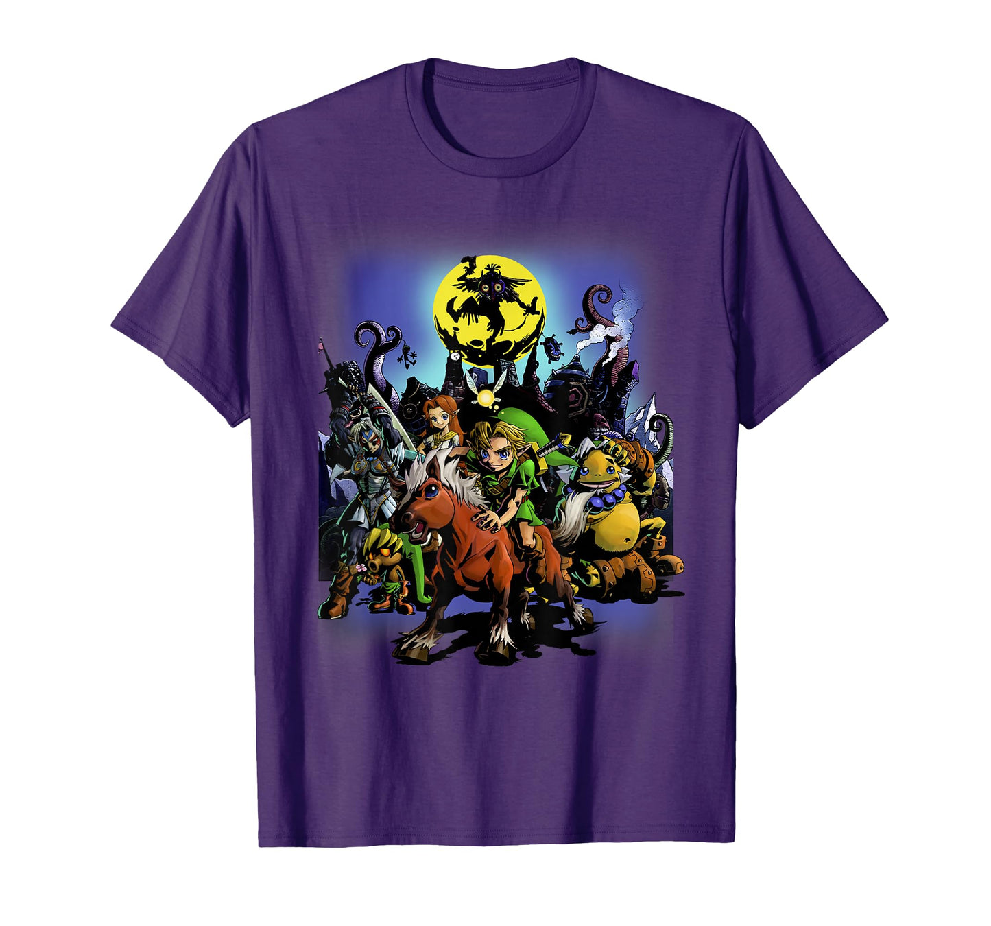 The Legend of Zelda: Majora's Mask Link & Friends Full Moon T-Shirt