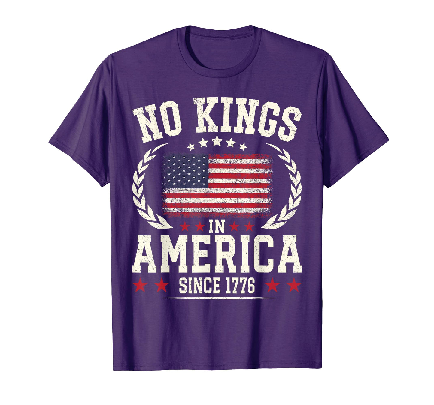 No Kings In America 1776 Save Democracy United States T-Shirt