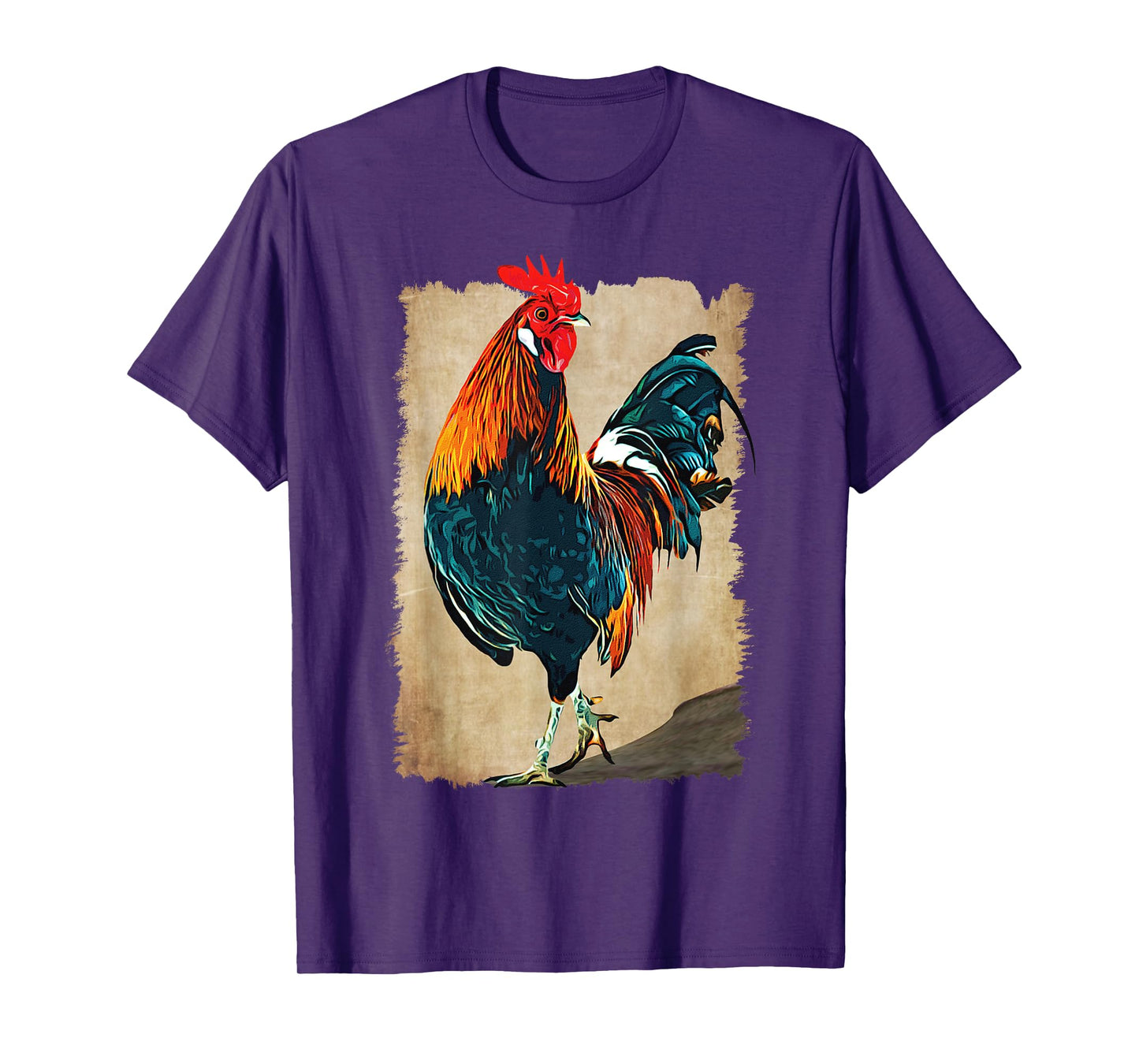 Rooster Shirt Cock Fight Chicken Vintage T-Shirt