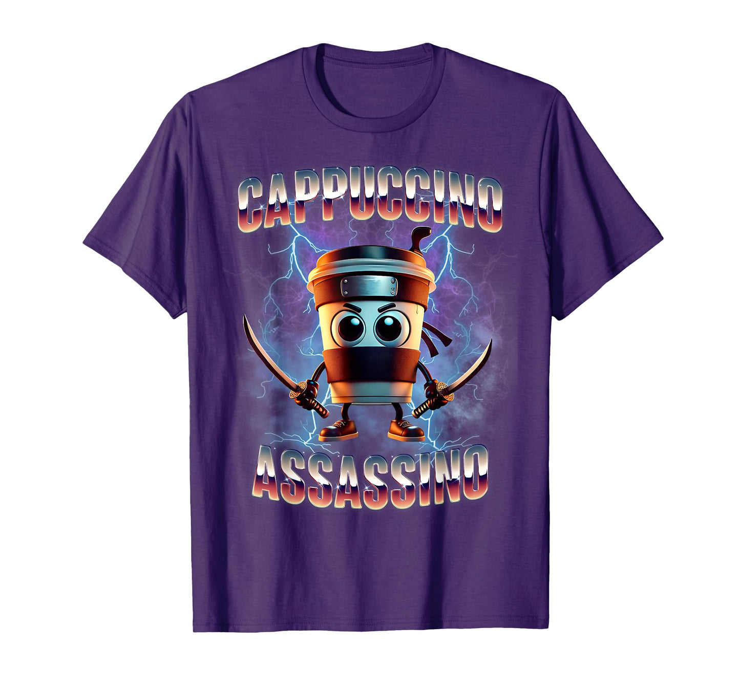 Cappuccino Assassino Brainrot Italian Meme T-Shirt