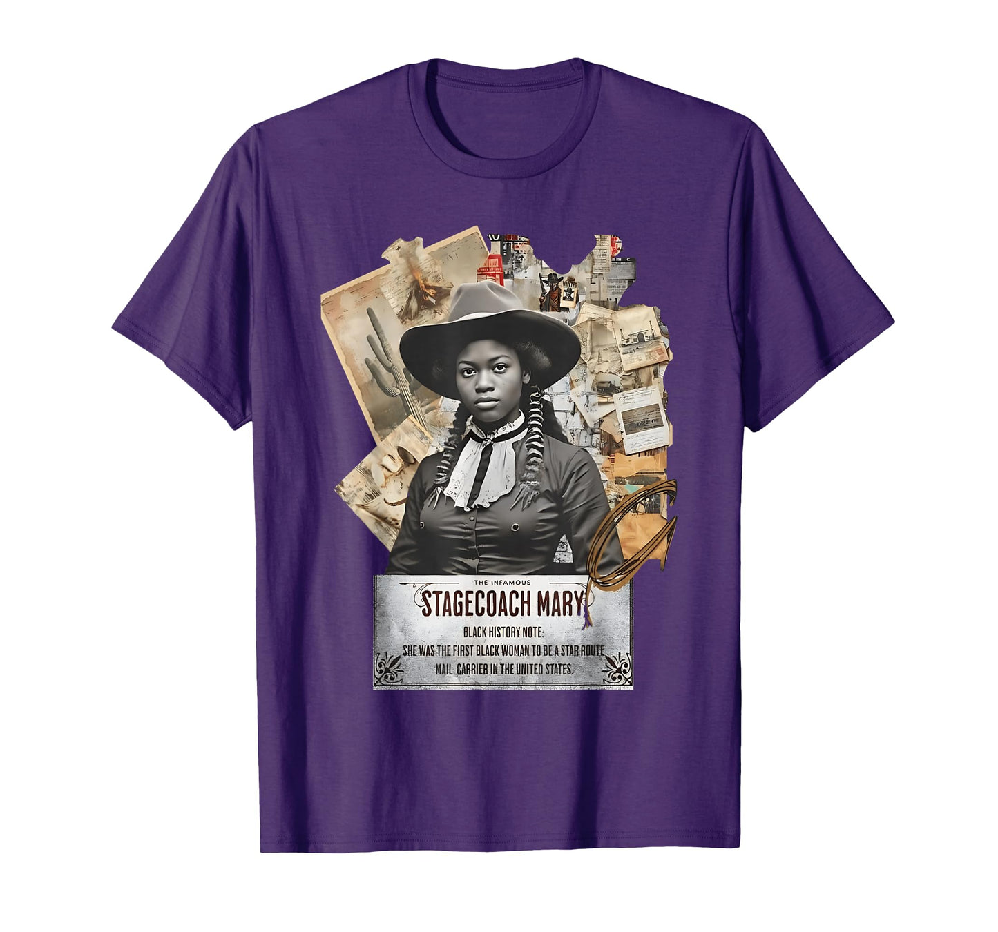 Black Cowgirl Western Rodeo Black History Texas Women T-Shirt