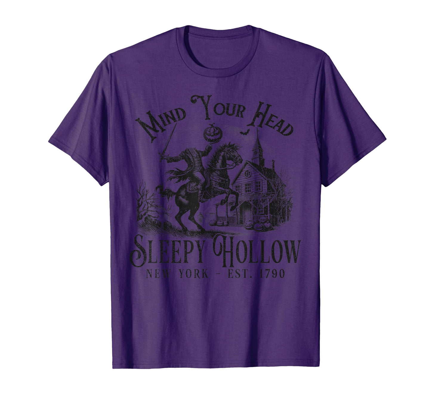 Vintage Mind Your Head Sleepy Hollow Headless Horseman T-Shirt