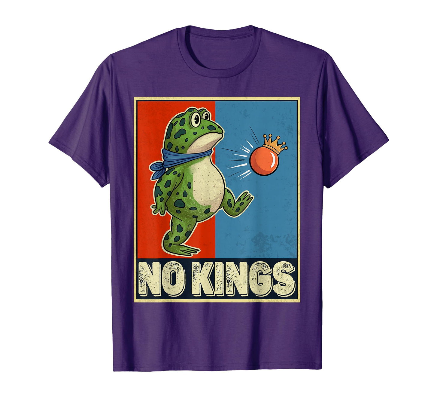 Portland Frog Protest for Men and Women No Kings T-Shirt
