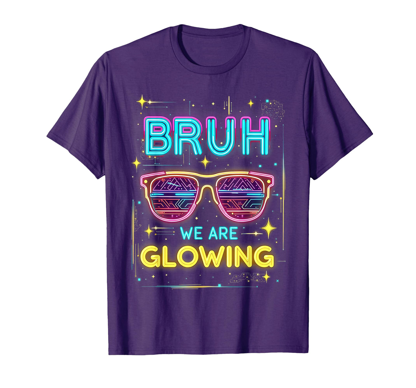 Bruh We are Glowing in My Glowing Era T-Shirt