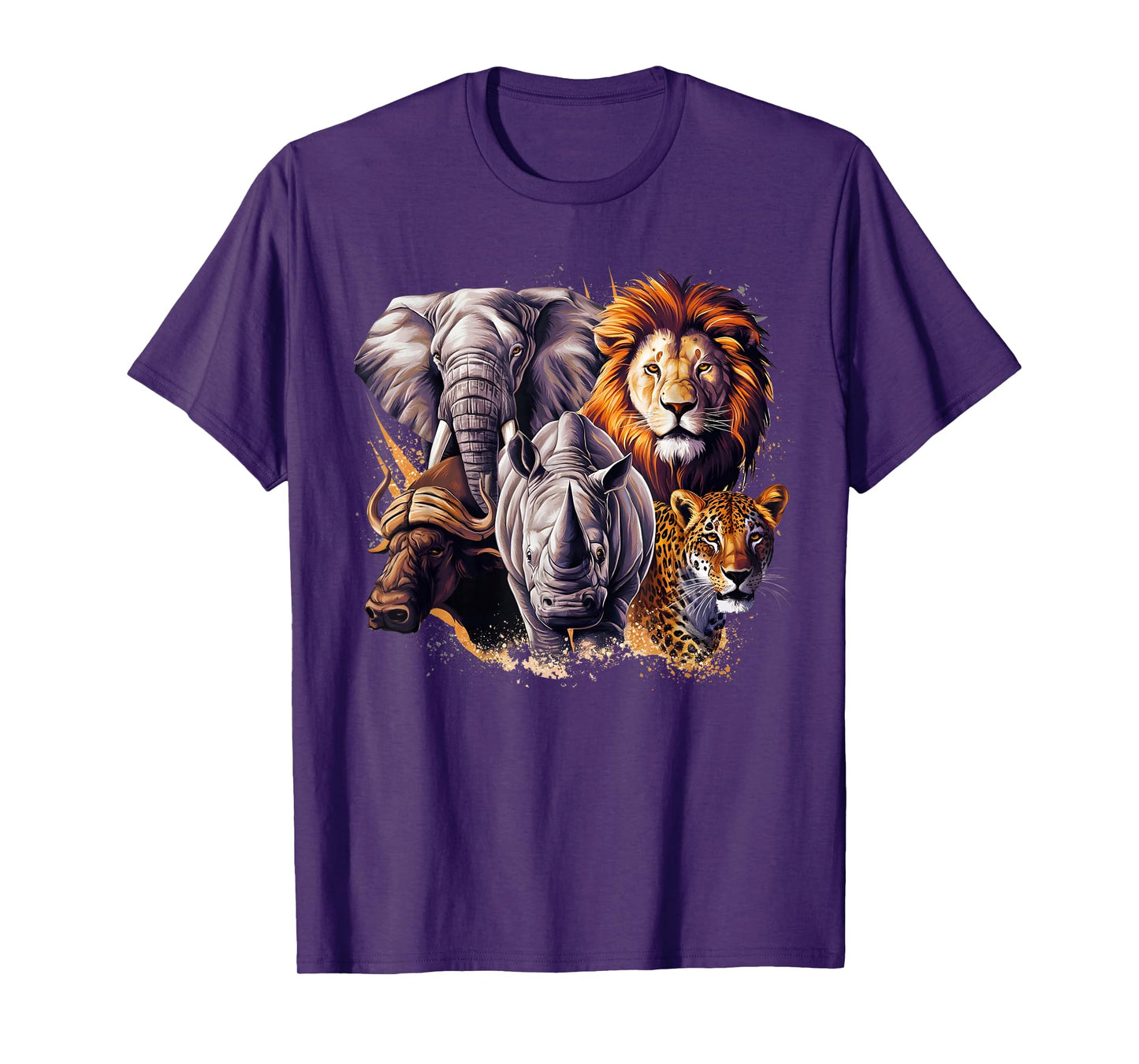 Wildlife Safari Adventure The Big Five Of South Africa T-Shirt