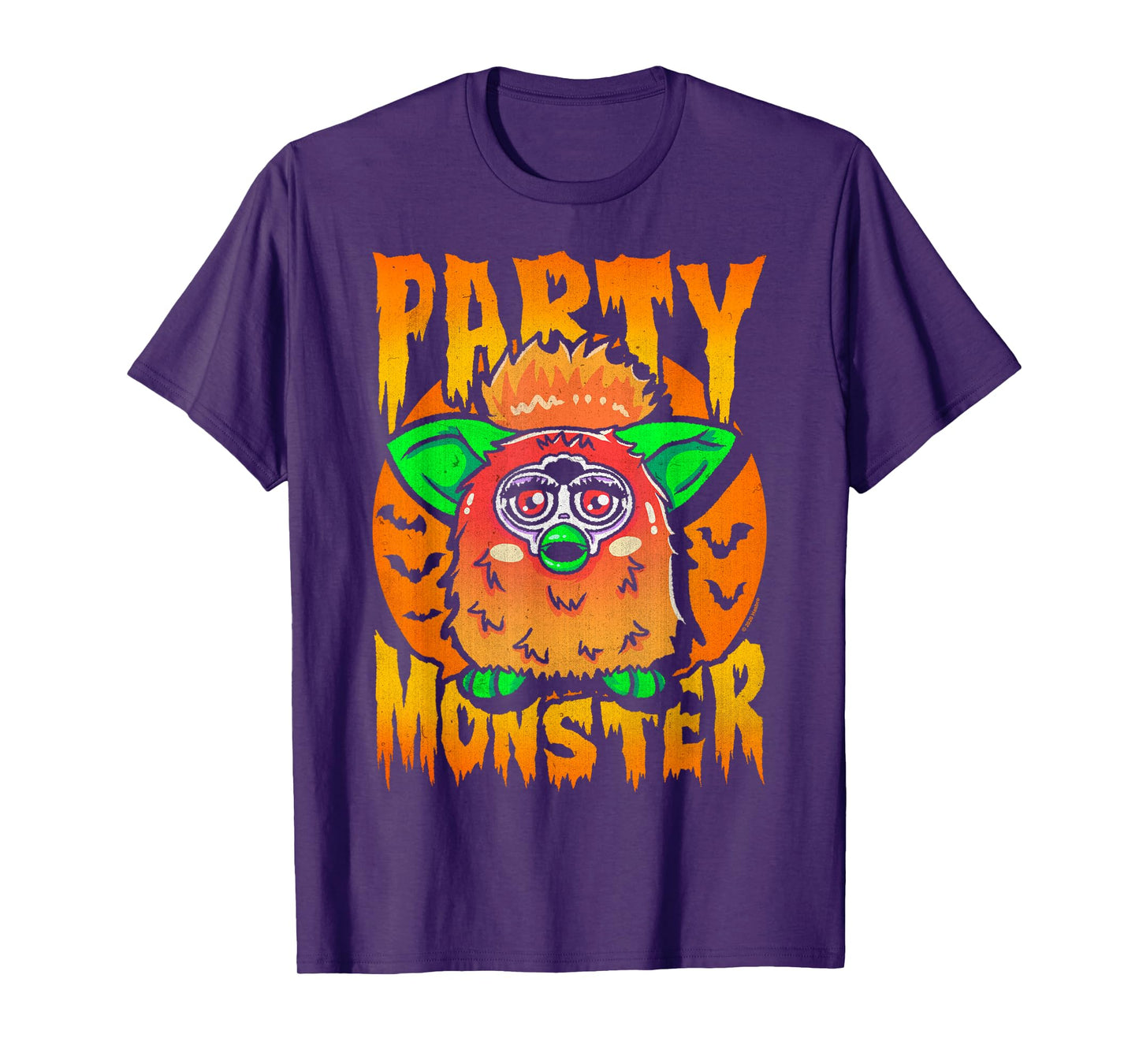 Furby Halloween Party Monster Vintage Scary Cute Poster T-Shirt