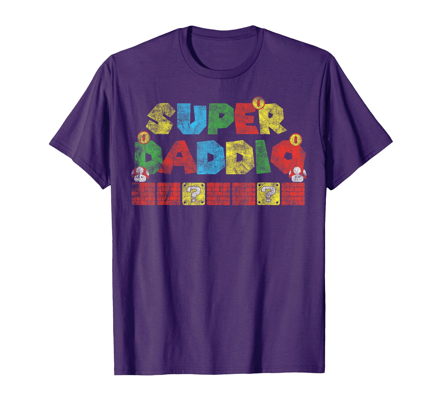 Super Daddio Retro Gamer Dad Style T-Shirt