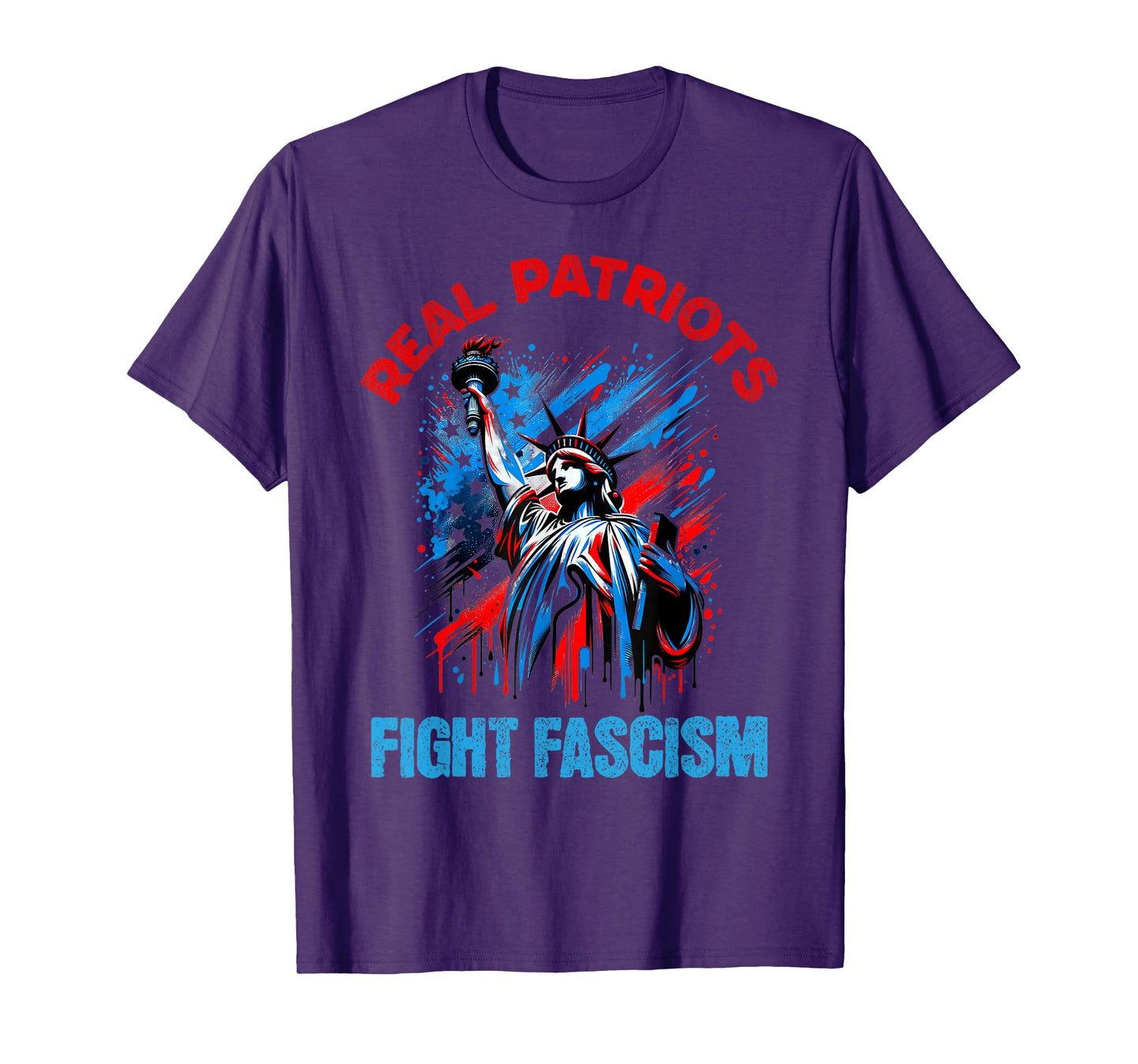 Real Patriots Fight Fascism Funny Flowers Women Men No Kings T-Shirt