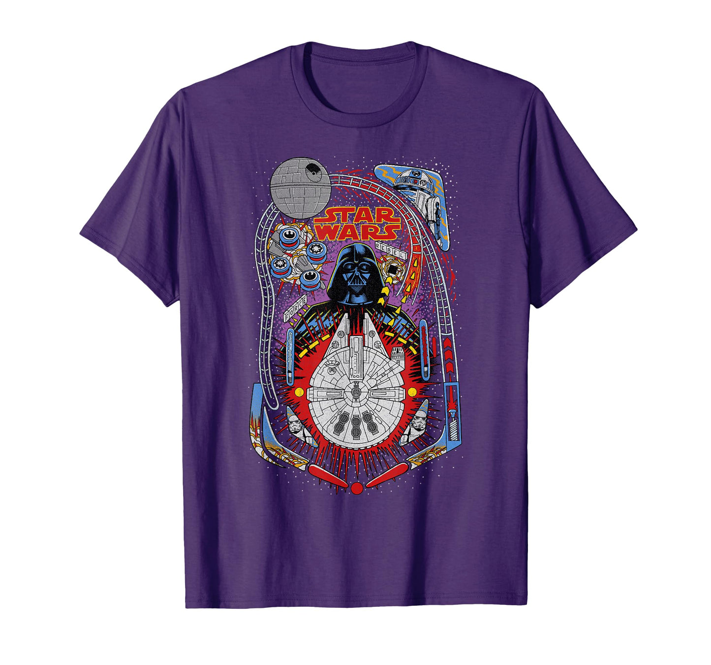 Star Wars Darth Vader Death Star Pinball T-Shirt