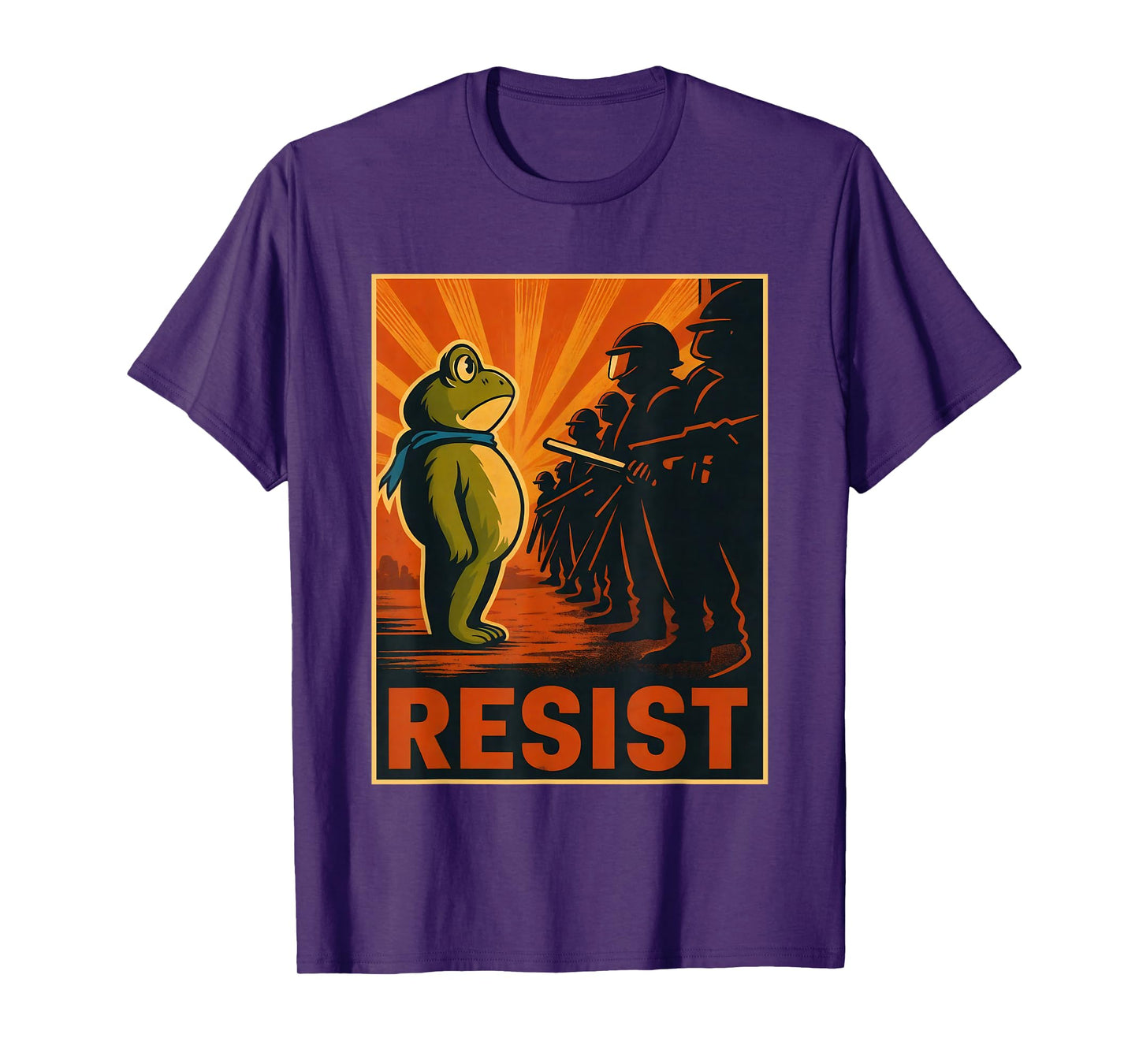 Frog Resist Portland Frog Protest - Portland Frog Activist T-Shirt