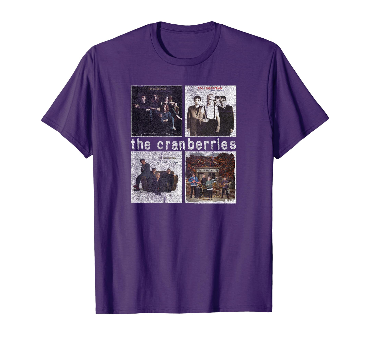 The Cranberries Distressed Album Covers Vintage Band T-Shirt