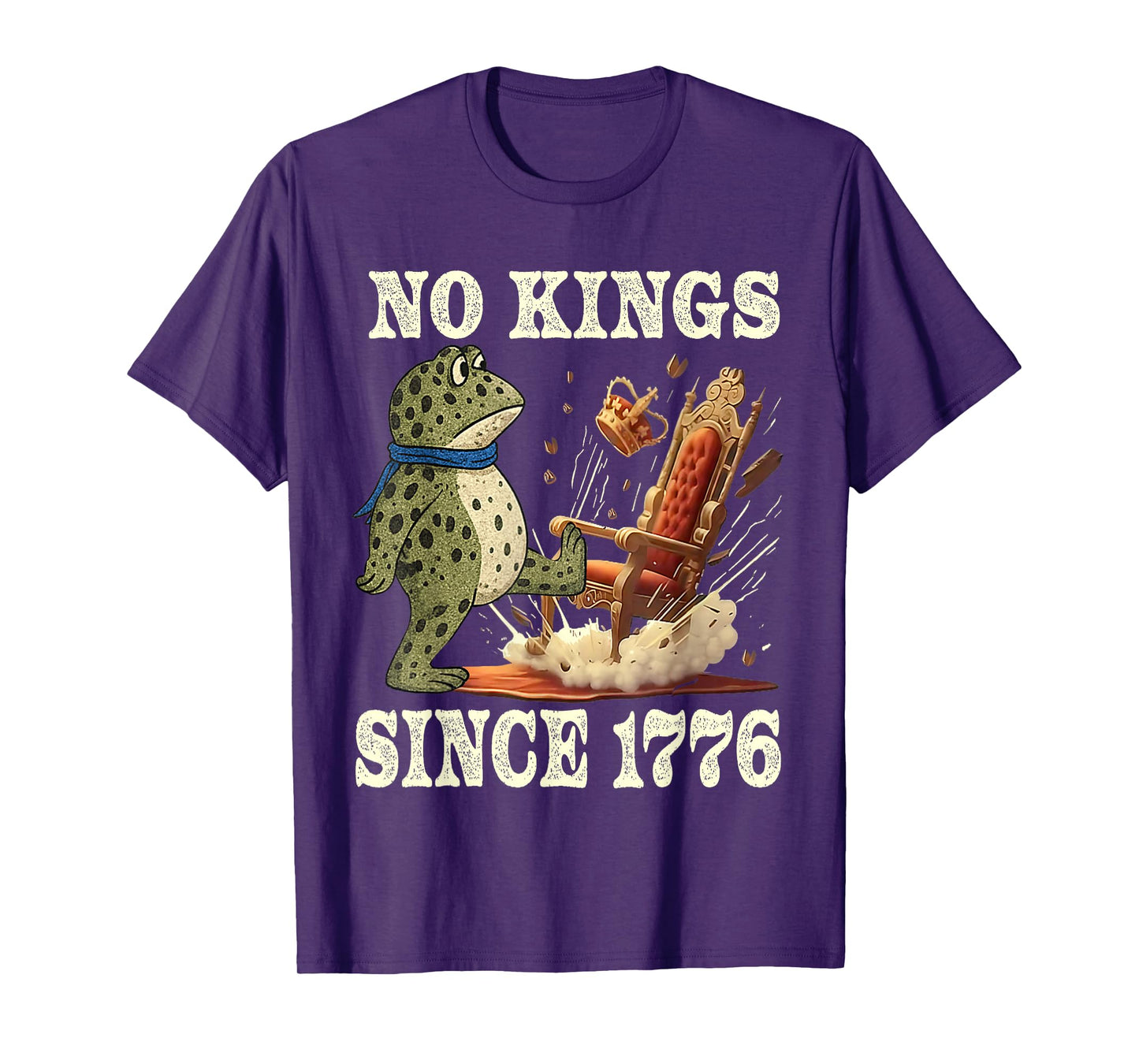No Kings Since 1776 Frog Protest T-Shirt