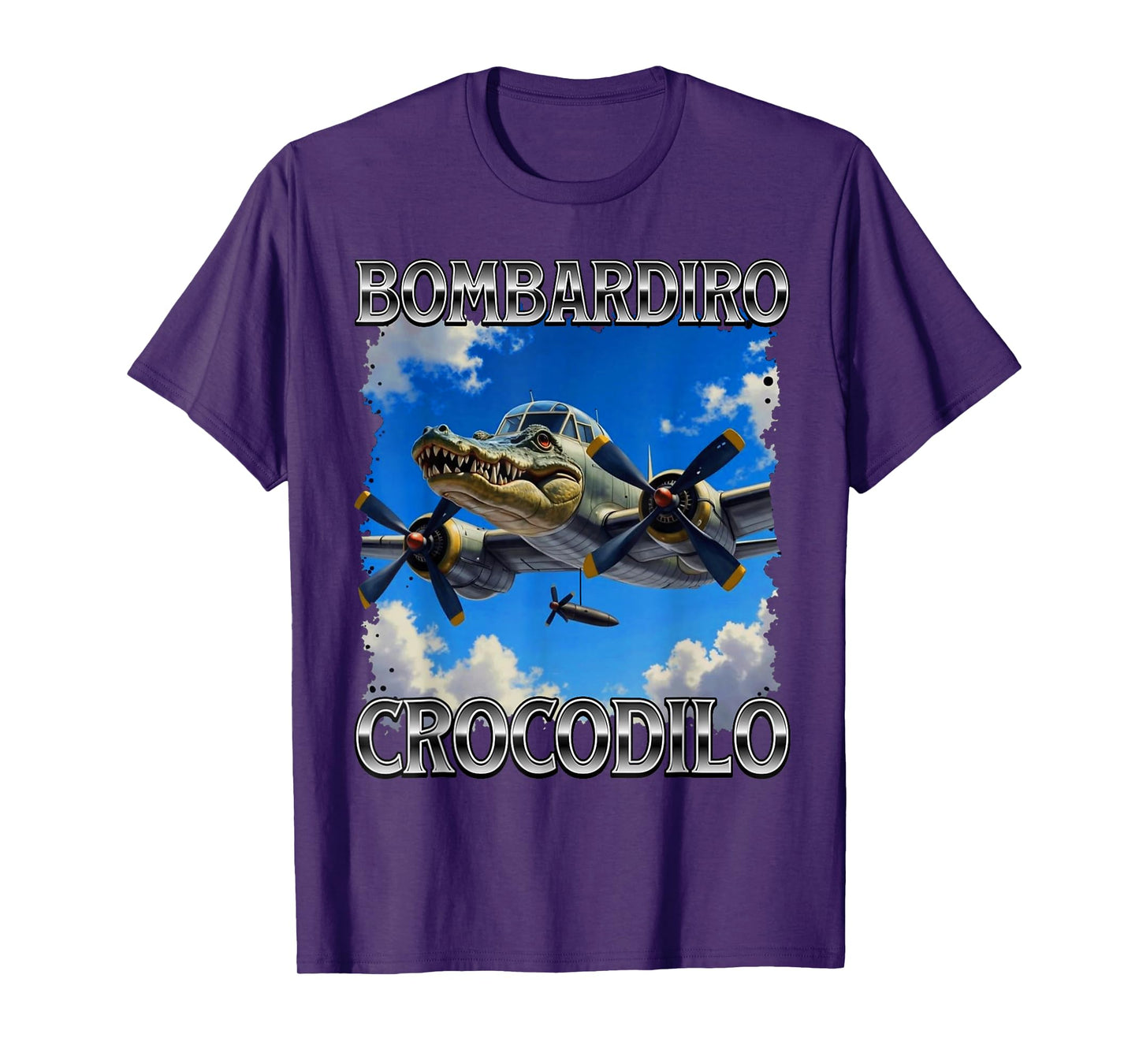 Italian Brainrot Bombardino Crocodilo T-Shirt
