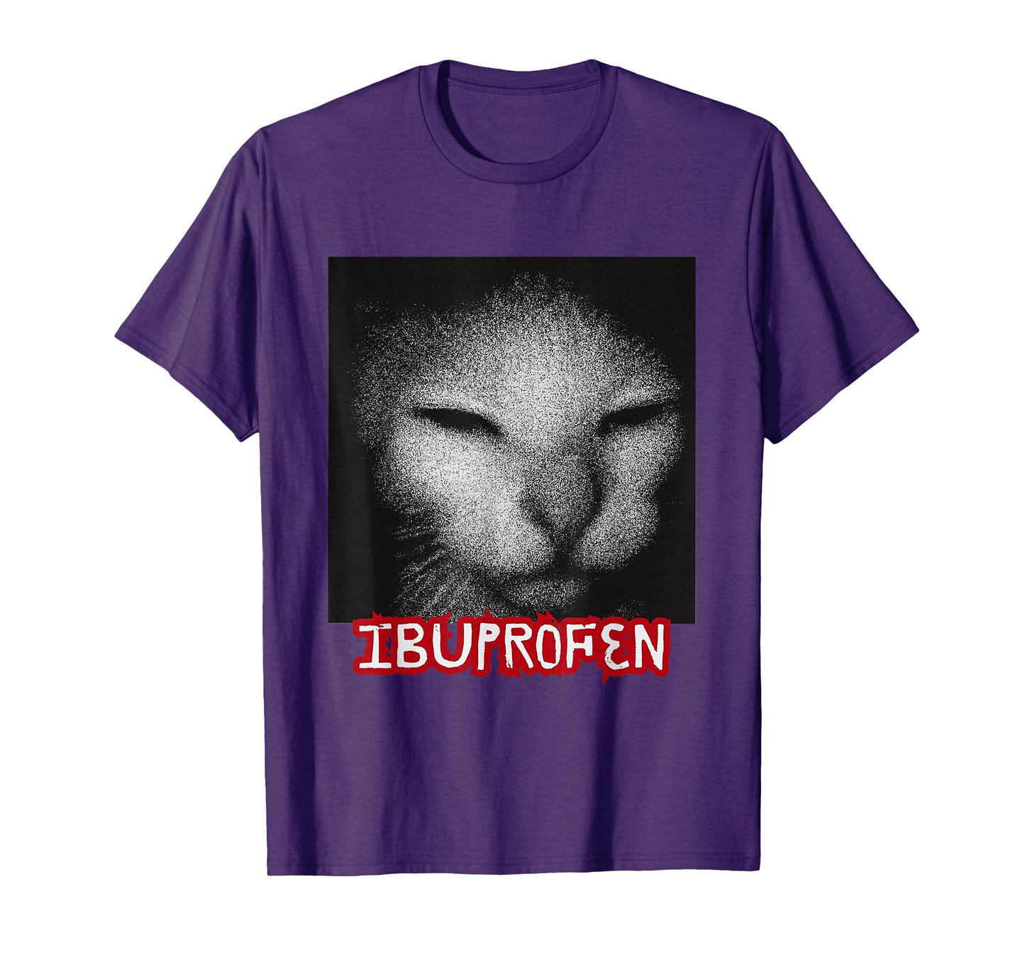 Ibuprofen Funny Cat Meme Vintage Unhinged Cringe T-Shirt