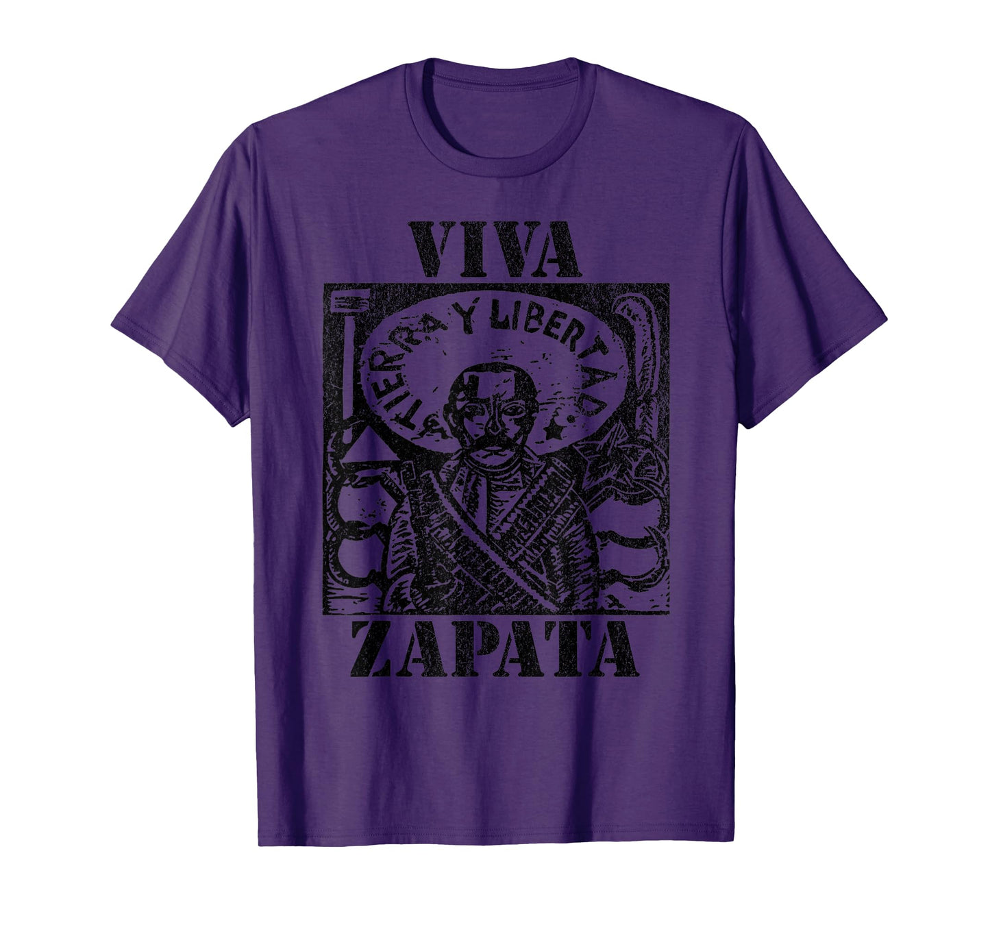 Vintage Viva Zapata Abolish Ice Protest Mexican Art No Kings T-Shirt