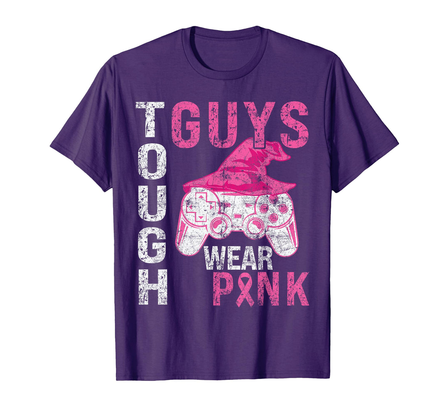 Tough Guys Wear Pink Cool Pink Gaming lover Boys Youth men T-Shirt