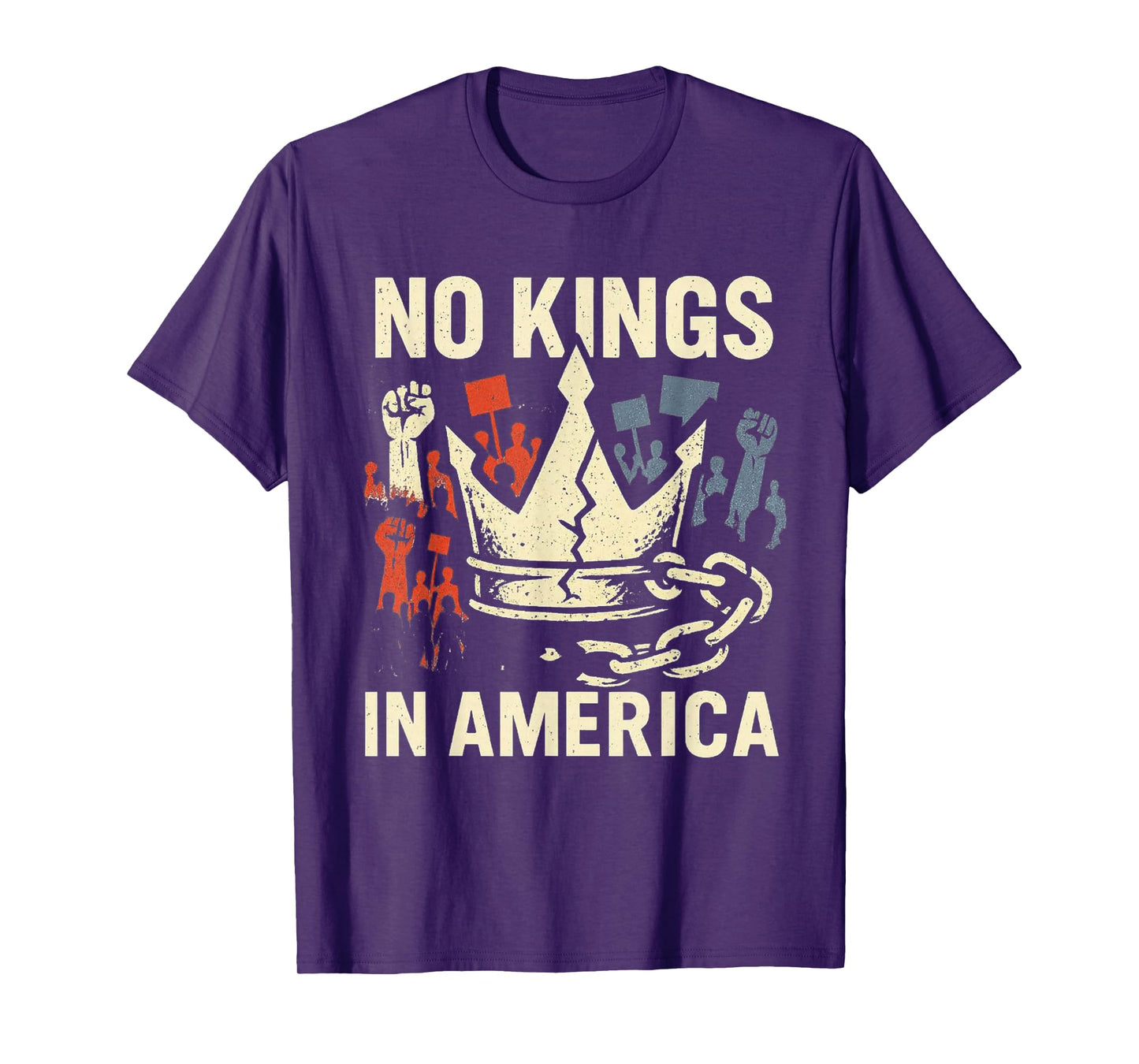 No Kings In America Pro Democracy T-Shirt