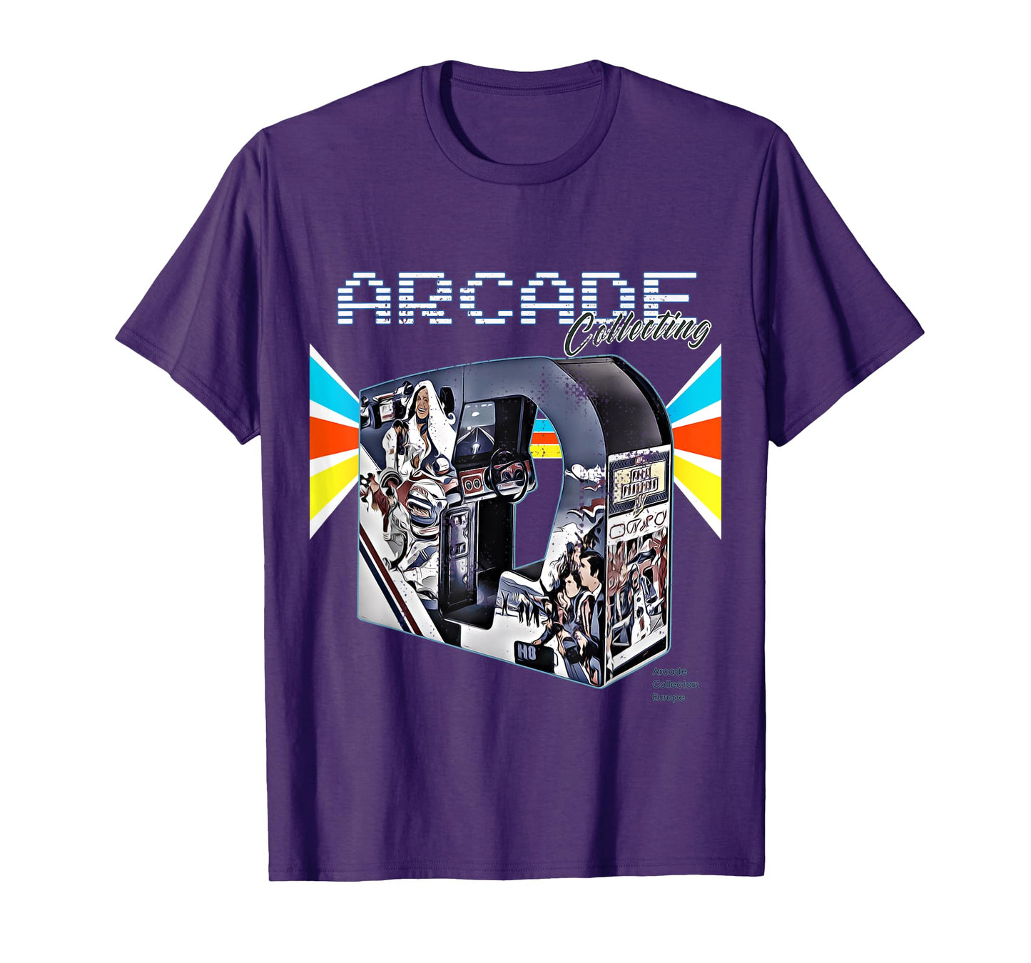 Arcade cabinet machine 1970 1980 1990 Video Game Collection T-Shirt