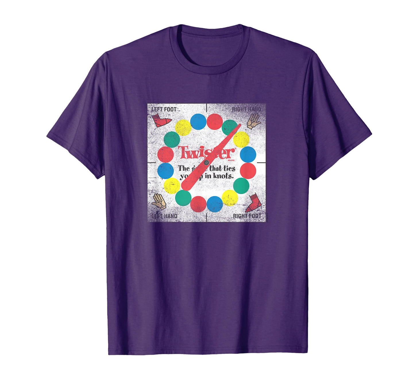 Twister Distressed Classic Game Board T-Shirt