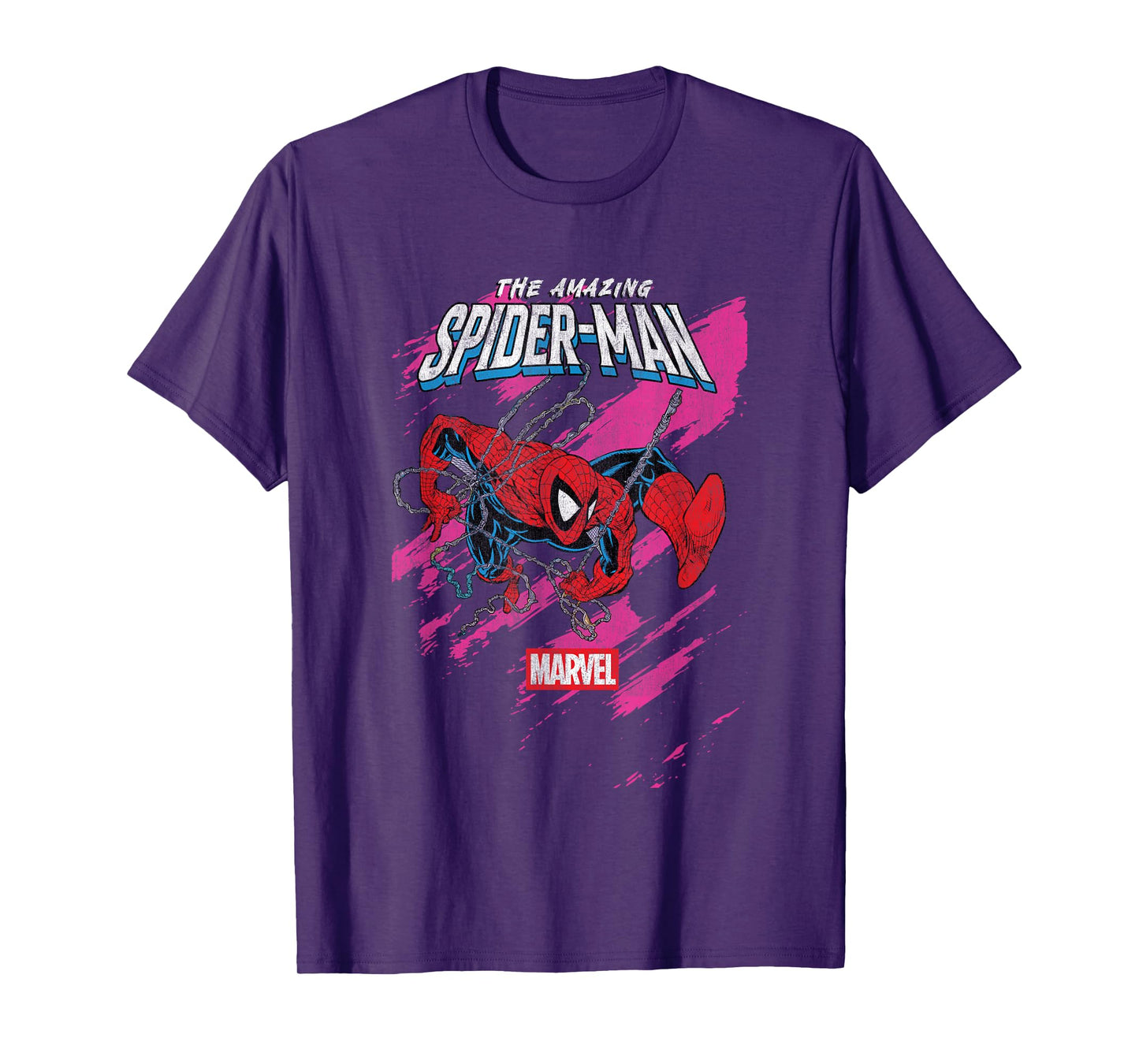 Marvel Comics The Amazing Spider-Man Vintage Neon Cover T-Shirt